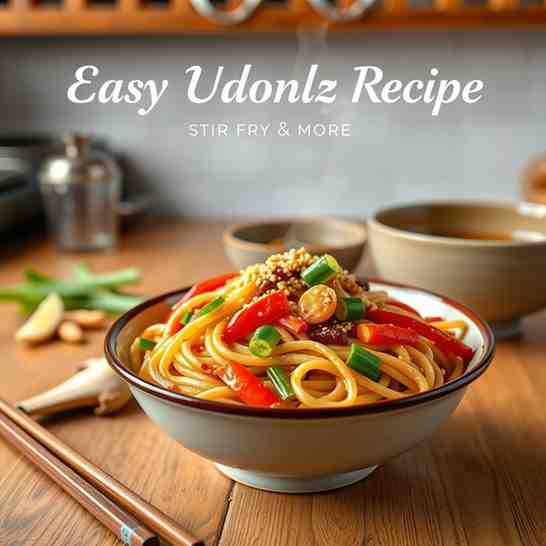 Easy Udon Noodle Recipe - Stir Fry & More